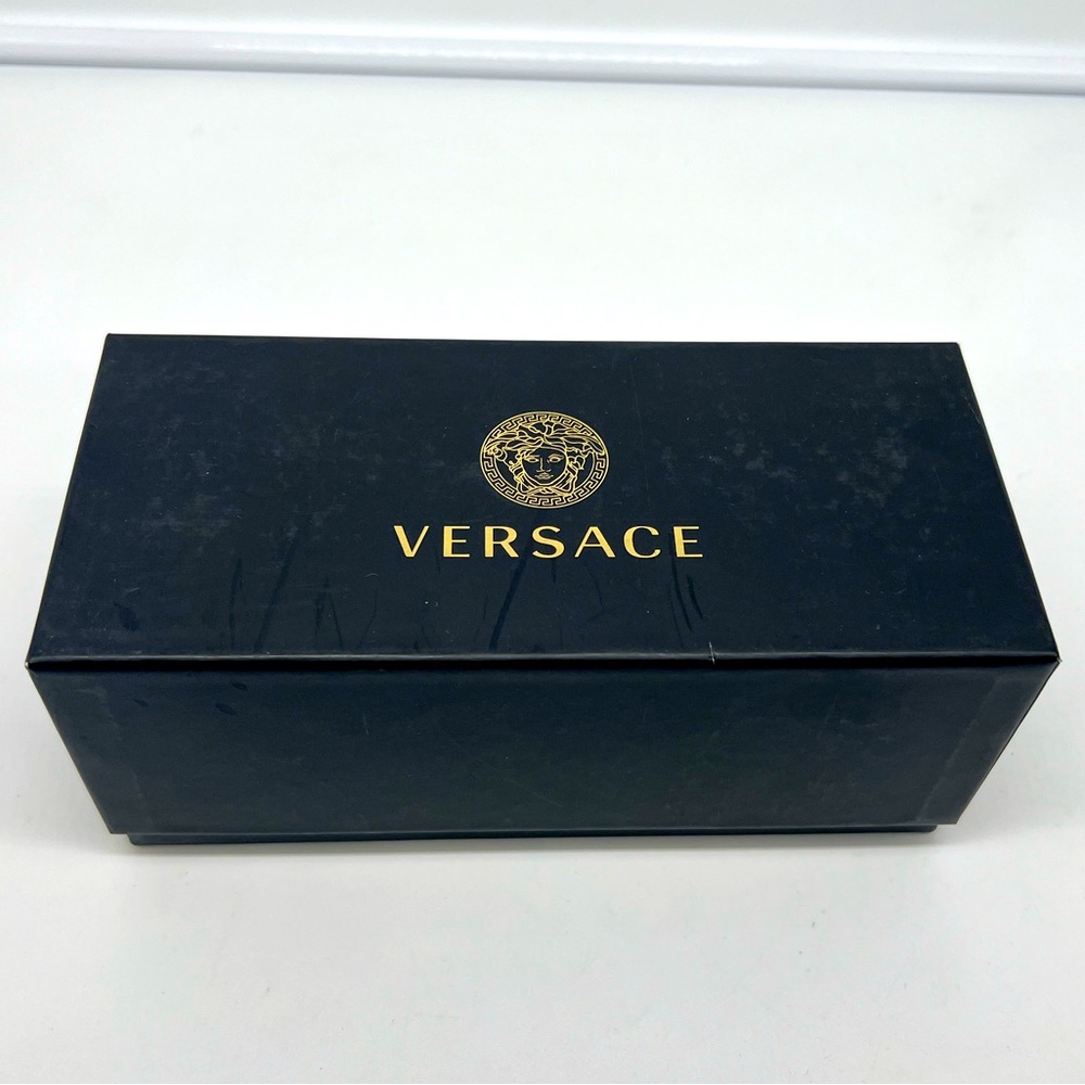 NEW VERSACE Black Medusa Sunglasses Case and Box (NO SUNGLASSES)